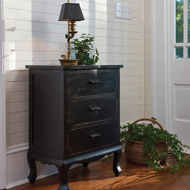 Cupboard - Aged Distressed Black Park Designs - The Fox Decor